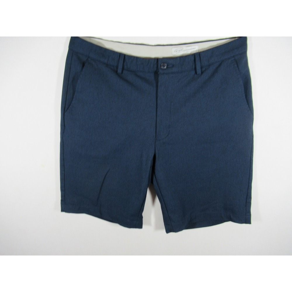Greg Norman Golf Shorts Men 36 Blue 10" Inseam